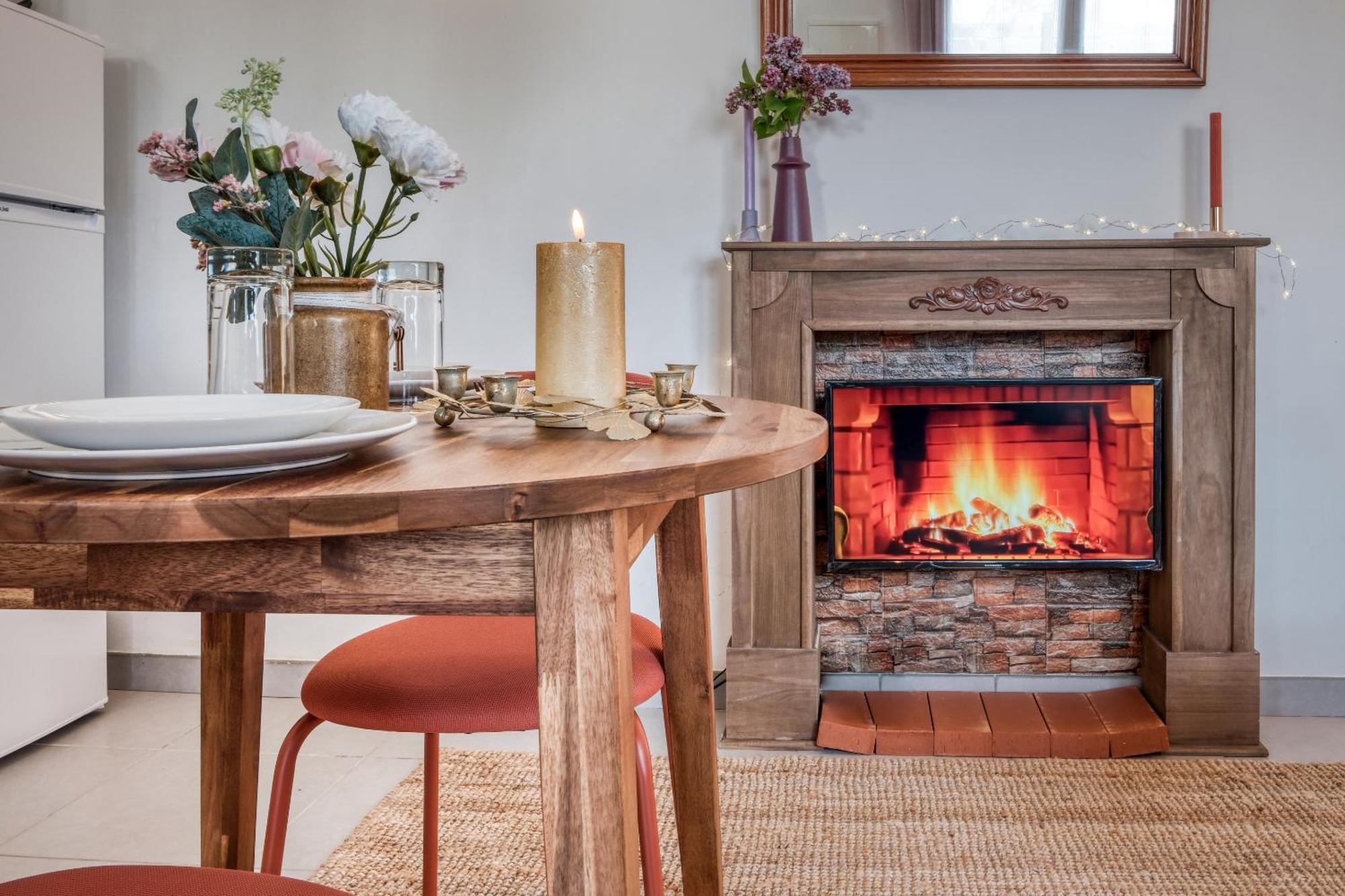 Cottage Au Coin Du Feu Рамбуйе Номер фото